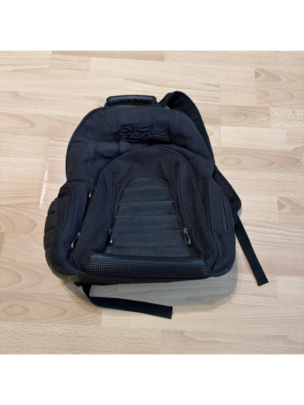 No Fear Commuter Motorcycle Black Backpack  Shield